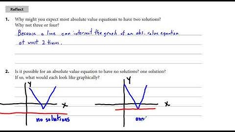 Algebra 2 Chapter 2.2 Solving Absolute Value Equations