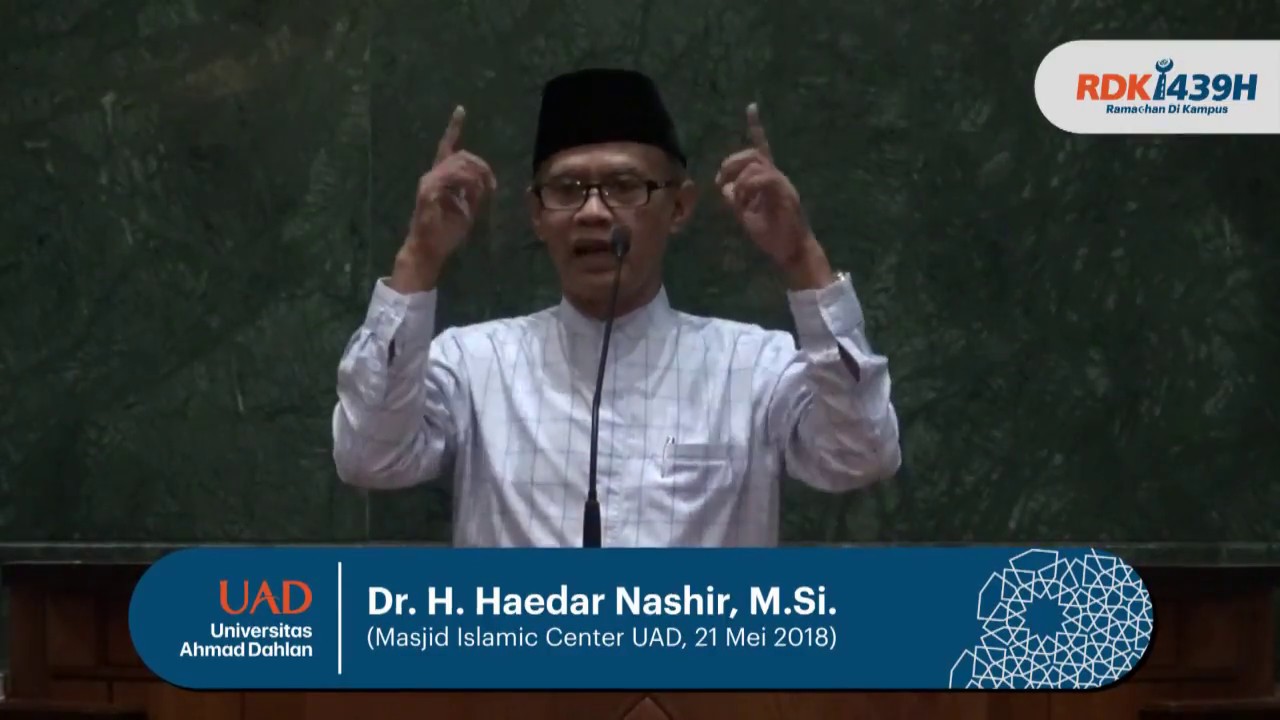 CERAMAH TARAWIH BAPAK HAEDAR NASHIR