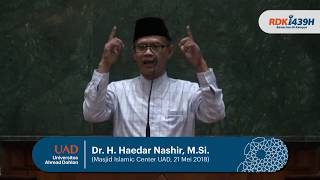 CERAMAH TARAWIH BAPAK HAEDAR NASHIR