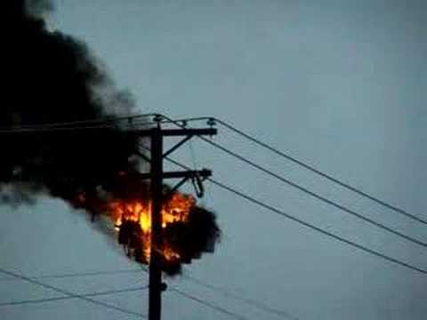 Fire on Power Lines