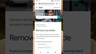 How to Remove a Vehicle From Uber Driver Account