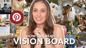 How to Make a VISION BOARD That ACTUALLY Works | Pinterest & Canva Tutorial