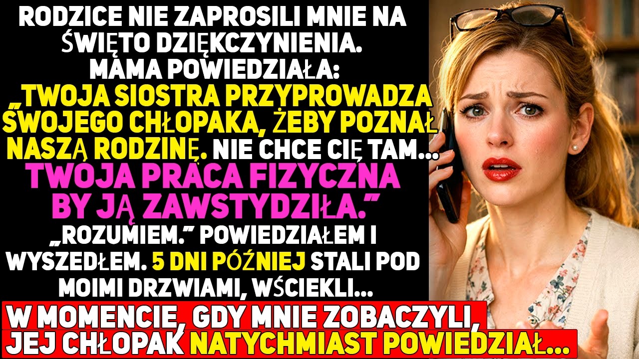 Moi rodzice traktowali mnie jak SŁUŻĄCĄ — aż zostawiłem ich z pustą kuchnią w Wigilię