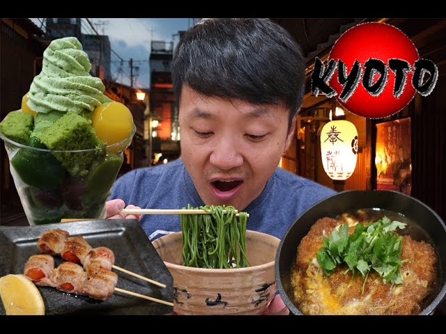 MATCHA(Green Tea) SOBA NOODLES! KYOTO Japan Food Tour | Strictly Dumpling