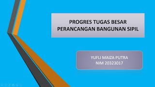 Progres Tugas Besar Perancangan Bangunan Sipil Gedung 6 Lantai