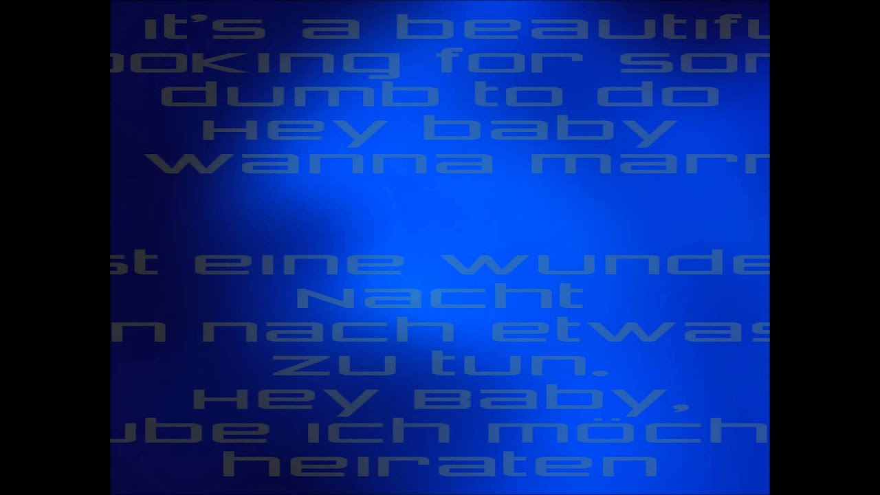 Bruno Mars Marry You übersetzung Deutsch