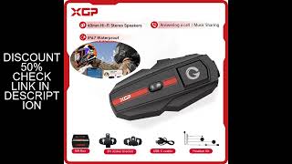 2024 New XGP Motorcycle Bluetooth Headset Helmet Wireless Bluetooth Hands-free Communication Up to 2