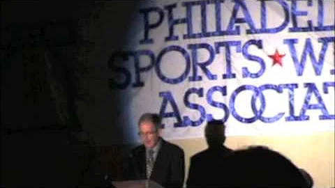 Richie Suarez accepting the Most Courage Award Fro...