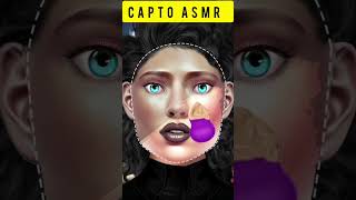 Remove pimples and blackheads girl face (p2)?‍♀️ asmr art makeup asmrmakeupanimation digitalart