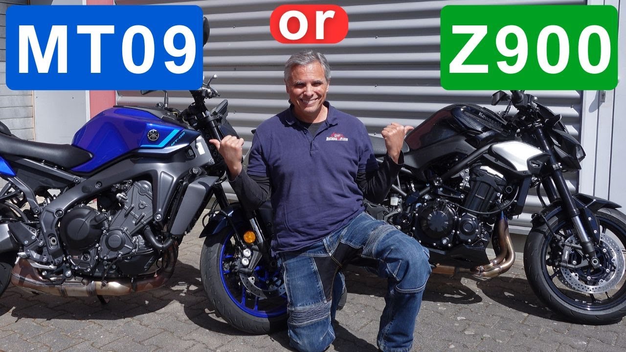 Back-To-Back Ride  -  2025 Kawasaki Z900  VS.  Yamaha MT-09