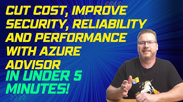 Cut cost, improve security, reliability, and performance with Azure Advisor. In under 5 minutes.