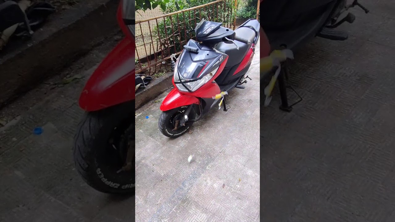 underglow lights in yamaha ray-z modified