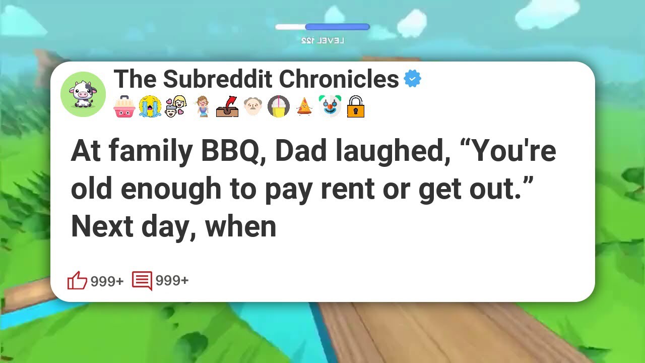 At family BBQ, Dad laughed, “You’re old enough to pay rent or get out.” Next day, when 