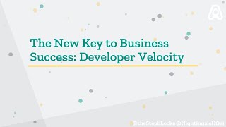 Developer Velocity