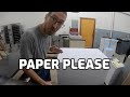 Continuing Paper Shortage for Printing Companies, This is the Craziest thing I have seen!