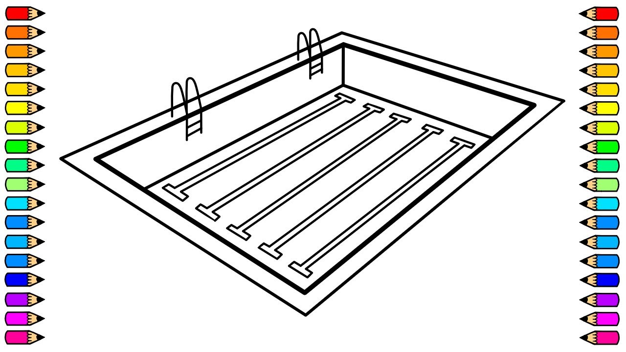 Cómo dibujar una PISCINA OLÍMPICA /dibujos para niños /How to draw an  Oympic Pool /drawings for kids - YouTube