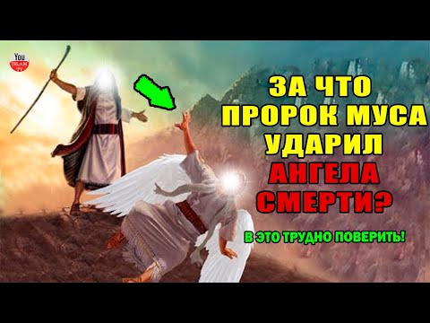 ПОЧЕМУ ПРОРОК МУСА ОТКАЗАЛСЯ УМИРАТЬ И УДАРИЛ АНГЕЛА СМЕРТИ В ГЛАЗ? ангел смерти пророк Моисей