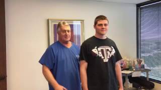 How We Treat Old Football Injuries  On Texas A & M Student At Advanced Chiropractic Relief