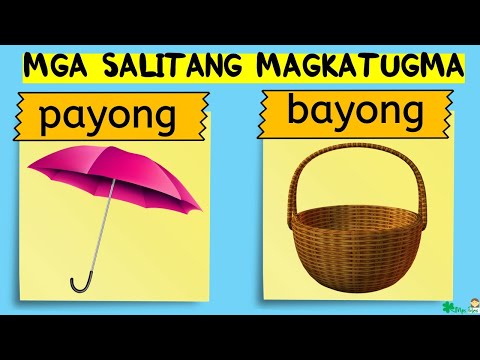 Mga Salitang magkatugma