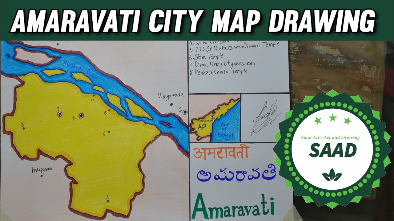 How to draw Amaravati City map SAAD