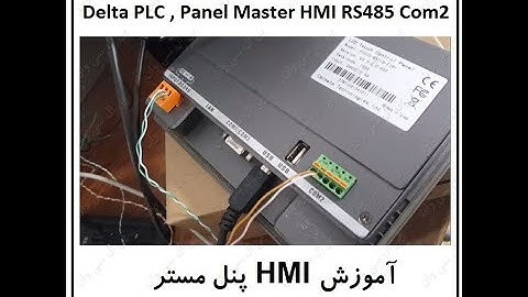 Panel Master HMI Cermate Delta PLC , Panel Master HMI RS485 Com2