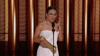 Ali Wong Wins Best Female Actor Limited/Anthology Series or TV Movie I 81st Annual Golden Globes