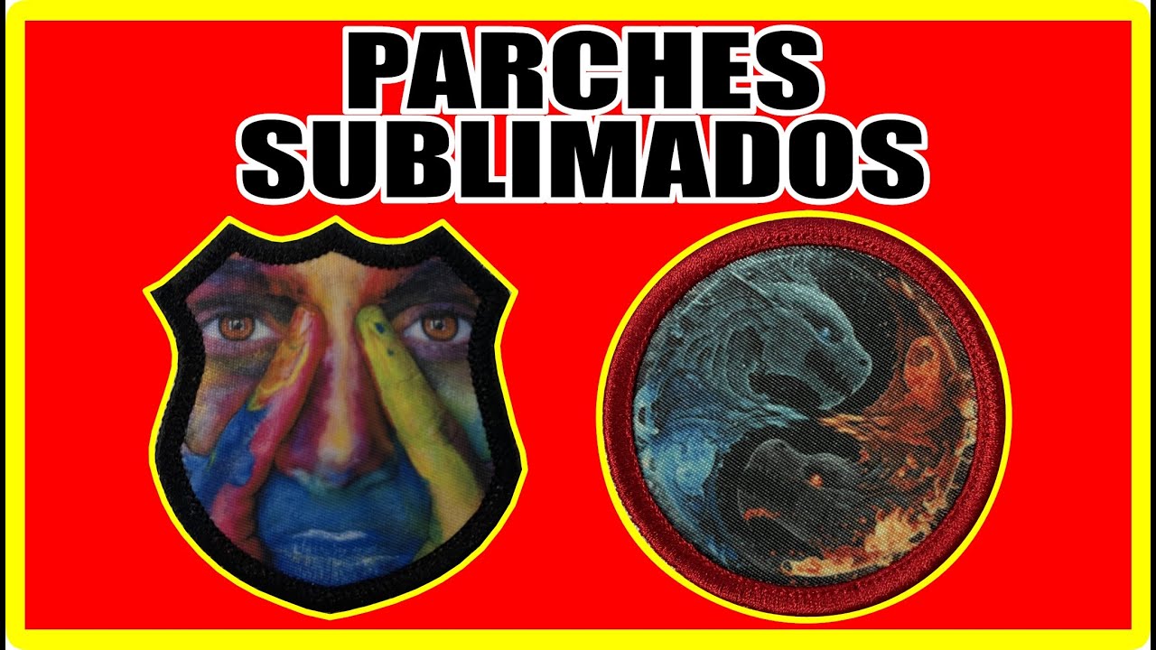 Como hacer parches Sublimados - Como usar bordes Merrow - How make Sublimation patches