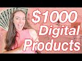 These Digital Products Can Make You Over $1000 a Month