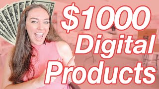 These Digital Products Can Make You Over $1000 a Month