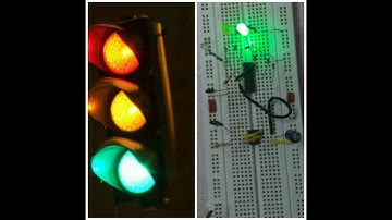 Traffic Light Controller using IC555