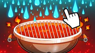 We Can't Let A Single Rain Drop Hit Our Grill