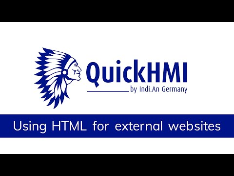 QuickHMI | Using HTML for integration of external websites