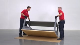 How to Assemble Deluxe Workstations by Uline 1,914 views 4 months ago 2 minutes, 26 seconds