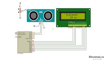 Ultrasonic Sensor Interfacing With PIC16F84A  | HC-SR04  Sensor