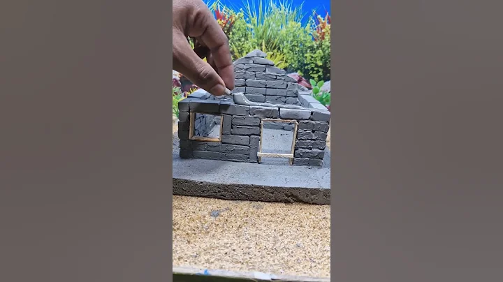 Build a DREAM House from Mini Bricks in NO TIME!  #vruqon #miniature​ #diy​ #house​#vfuho