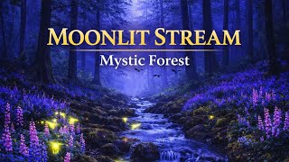 Moonlit Stream – Mystic Forest 🌙 Fantasy Waterfall Ambience | Magical Forest Sounds screenshot 2