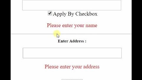 Conditional Validation In AngularJS