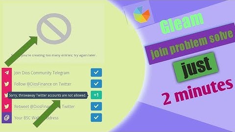 Gleam.io Join Problem Solved. Gleam.io Airdrop Discord Join Problem Solve.