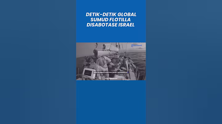 Detik-detik Global Sumud Flotilla Disabotase Israel Bawa Bantuan Kemanusiaan Gaza
