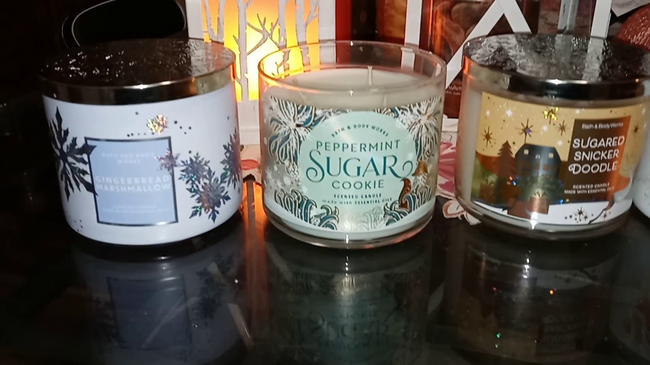 ❄Bath and Body Works 4 Winter Candle cold reviews 2020.Happy Halloween today🍬🎃