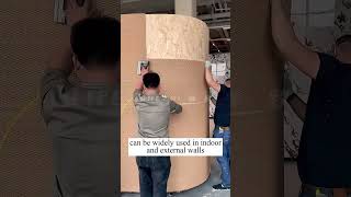 Hemp woven soft stone new material#kuai #wallpaper #wallart #wooddesign #stonework#stonetexture screenshot 3