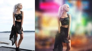 City Night Background Effect Photoshop Tutorial screenshot 4