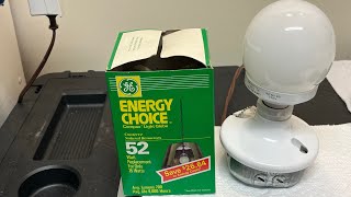GE 15 watt Energy Choice Compax Pre Heat Globe Soft White CFL bulb  screenshot 2