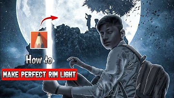 how to create PERFECT RIM LIGHT in AUTODESK SKETCHBOOK//How to to create perfect Rim Light
