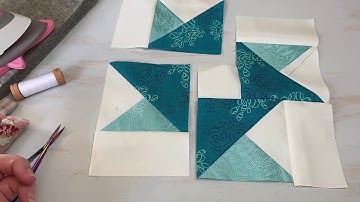 Hand Piecing Basics: How to Hand Sew Partial Seams 2