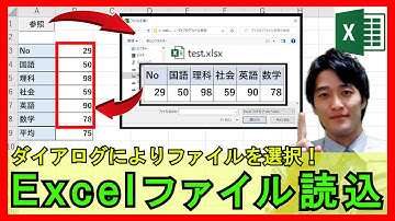 ExcelVBA【実践】他のエクセルファイルをダイアログにより選択し、値を取得する方法！自動集計に活用できる！【解説】