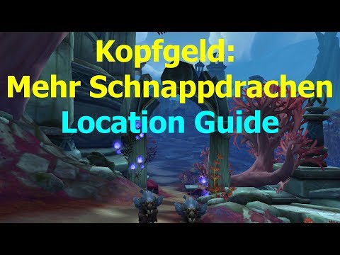 WoW 8.2 Nazjatar - Kopfgeld: Mehr Schnappdrachen Location