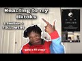 Reacting to my tiktoks (im the spider in the corner)