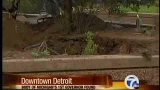 Looking for the body of Michigans first Governor