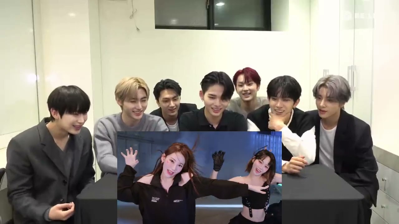 enhypen reagindo a Le sserafim *ANTIFRAGILE*🦋